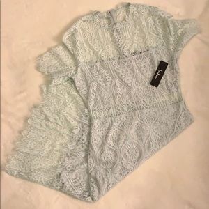 Light Blue Lace Dress - Lulus
